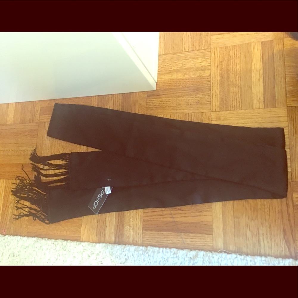 New Topshop silk skinny scarf